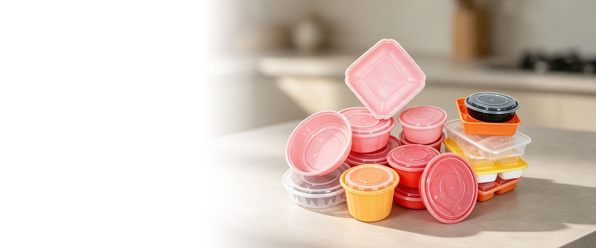 Fábrica de envases de alimentos moldeados por inyección.